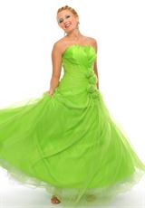 2012 Precious Formals Prom Dresses P44233.  Available in Lime Green, Orange Crush, White